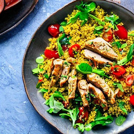 Moroccan chicken with coucous