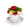 Фото к позиции меню Чайная пара с шоколадными розами