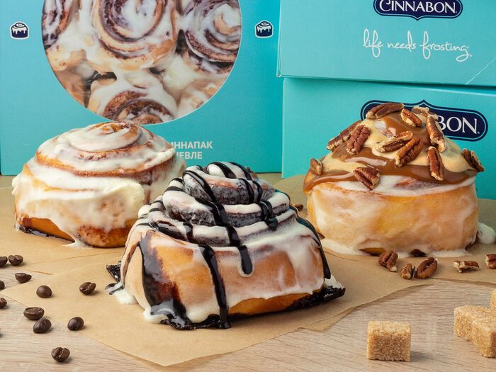 Cinnabon пролетарская ул 2 фото Заказать "Набор Ассорти" из Синнабон в Москве через Яндекс Еду