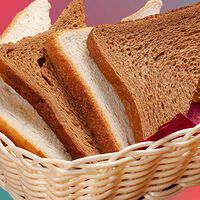 Зерновой тостовый хлеб с чесноком