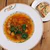 Фото к позиции меню Тосканский суп с грибами