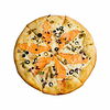 Фото к позиции меню Пицца с лососем слабосоленым