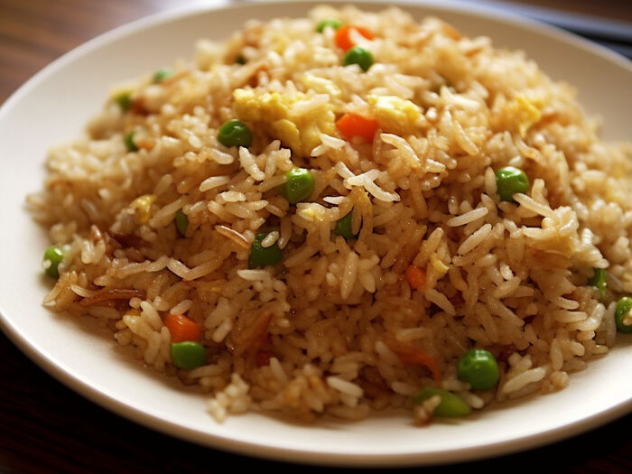 Plain fried rice
