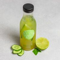 Домашний лимонад огурец-лимон