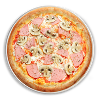 Пицца Прошутто Фунги на тонком тесте