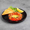 Фото к позиции меню Тартар из лосося с голандским соусом