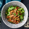 Фото к позиции меню Жареный рис с говядиной и овощами в соусе унаги