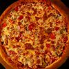 Фото к позиции меню Пицца Сырная курочка и соус Барбекю