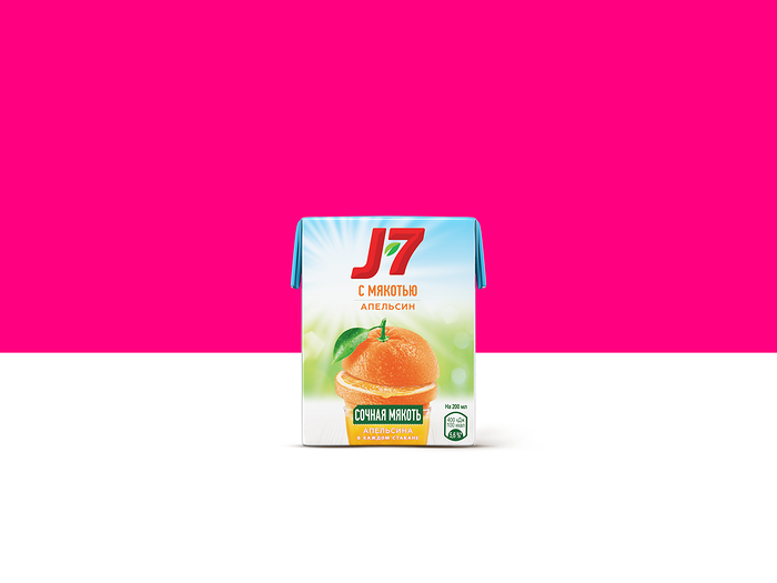 Сок J7 Апельсиновый 0,2 л