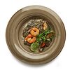 Фото к позиции меню Паста Неро с морепродуктами в соусе Том Ям