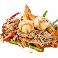 Той-а-wok с креветками