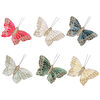 Фото к позиции меню Сноу бум украшение декоративное в виде бабочки, полиэстер, 9,5 см, 6 цветов