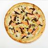 Фото к позиции меню Пицца с лососем и вялеными томатами 40 см