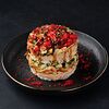Фото к позиции меню Суши-салат с угрем унаги, сливочным крем-чизом и тобико