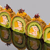 Фото к позиции меню Ролл сашими из копченого угря с авокадо и сыром Филадельфия