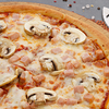 Фото к позиции меню Большая пицца Ветчина-грибы