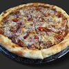 Фото к позиции меню Пицца с пастрами и соусом тонкацу