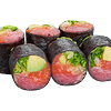 Фото к позиции меню Сашими ролл с тунцом и лососем