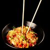 Фото к позиции меню Wok с рисом и креветками