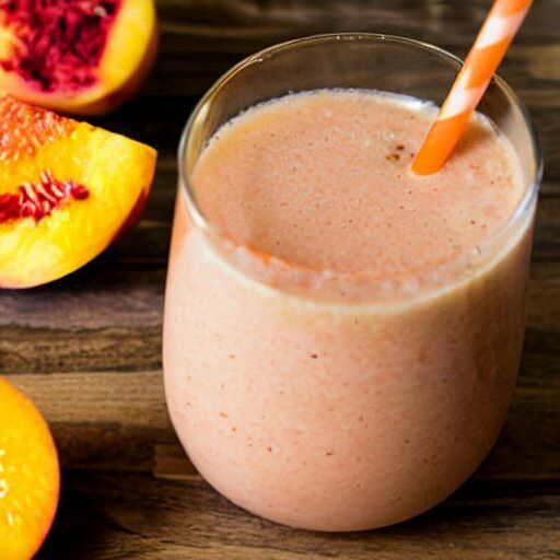 Orange & peach smoothie