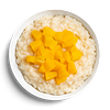 Фото к позиции меню Рисовая каша на кокосовом молоке с персиками