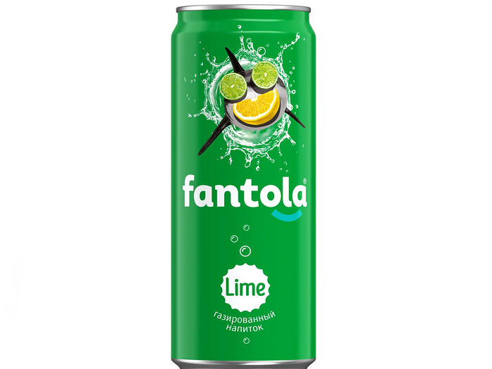 Черноголовка fantola Lime жб Напиток сильногазированный