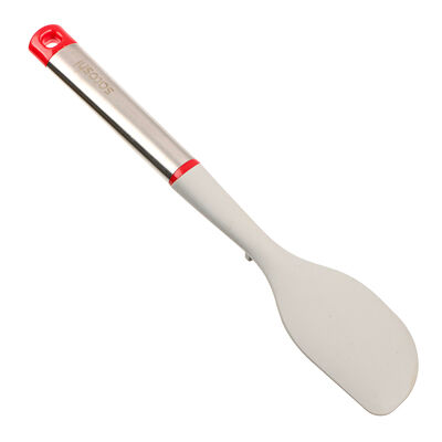 Satoshi премьер лопатка узкая 31х5,8х2,7см, силикон, ручка нерж.сталь, пластик