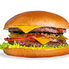Фото к позиции меню Бургер двойной с котлетой из говядины