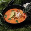 Фото к позиции меню Суп Том Ям с тигровыми креветками