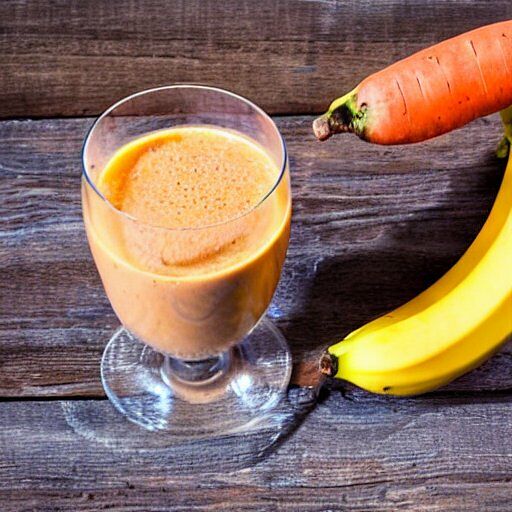 Banana & carrot smoothie