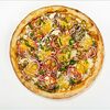 Фото к позиции меню Пицца-Бургер с мраморной говядиной 40 см