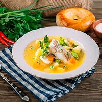 Грузинский рыбный суп с треской