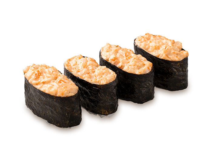 Острые суши с лососем (4 шт.)