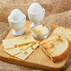 Фото к позиции меню Яйца отварные с сыром и сливочным маслом