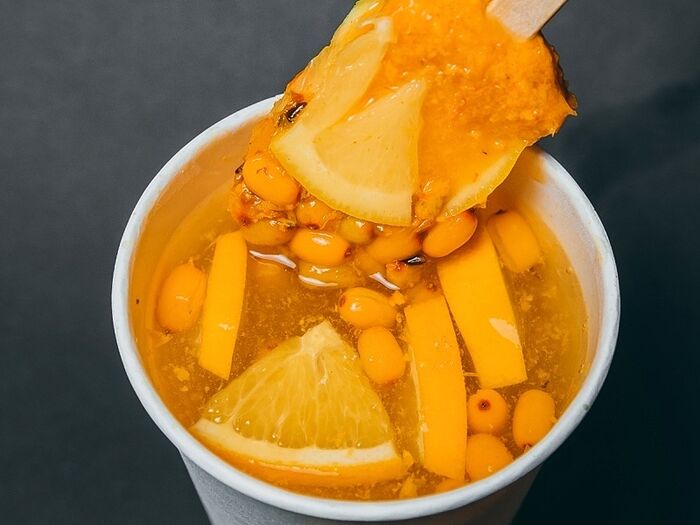 Фруктовый напиток Облепиха-апельсин