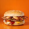 Фото к позиции меню Лава гамбургер с беконом