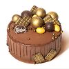 Фото к позиции меню Торт Бельгийский шоколад с шарами Kuzina