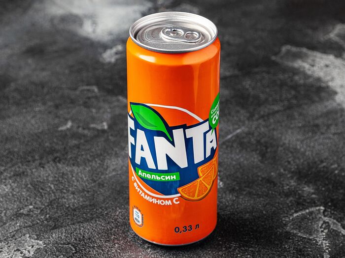 Fanta в жестяной банке