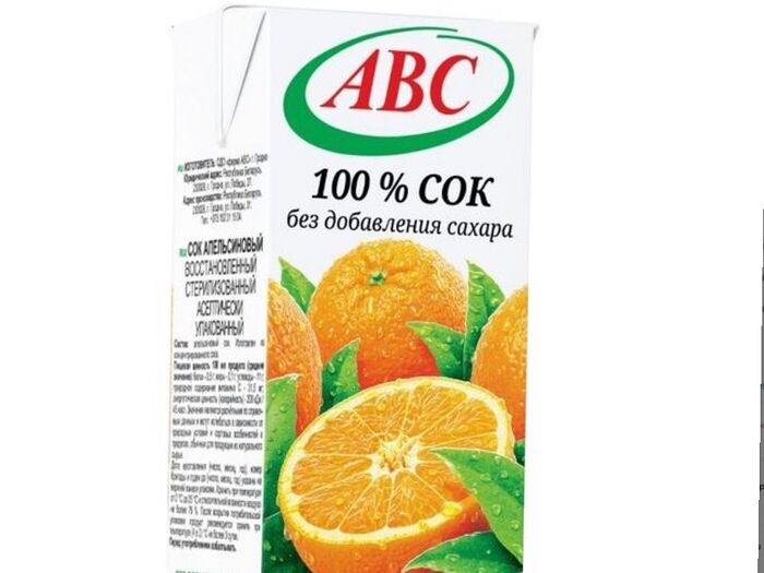 Сок апельсиновый ABS