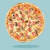 Фото к позиции меню Пицца Грибы-ветчина