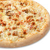 Фото к позиции меню Пицца Крем-чиз с грибами, колбасный борт