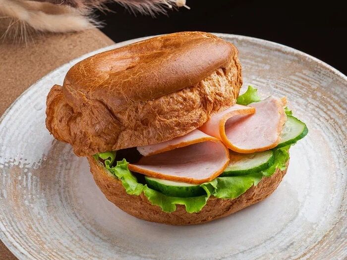 Пафф-сэндвич с индейкой
