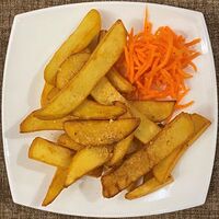 Картофель Фри с морковью по-корейски
