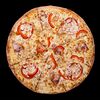 Фото к позиции меню Пицца Сливочная с куриной грудкой, ветчиной и овощами