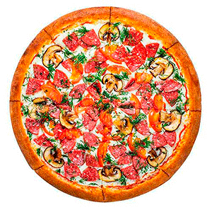 Пицца Ассорти тонкое тесто средняя (30см)