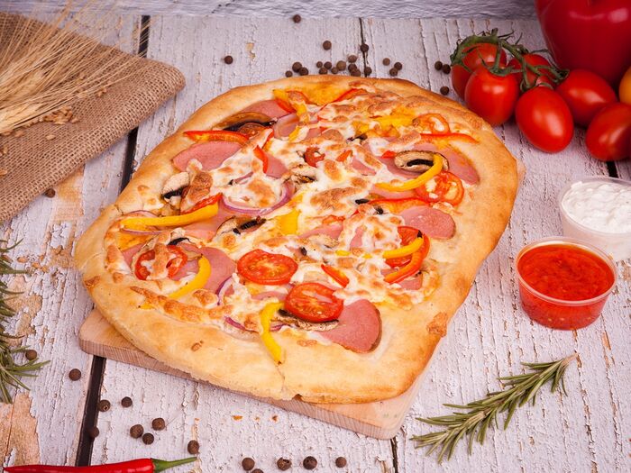 Римская пицца Супермясная