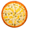 Фото к позиции меню Пицца Четыре сыра 40см тонкая