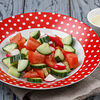 Фото к позиции меню Салат овощной с растительным маслом