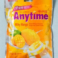 Леденцы xylitol anytime (без сахара со вкусом молока и манго)