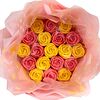Фото к позиции меню Шоколадные розы (розовый, желтый)